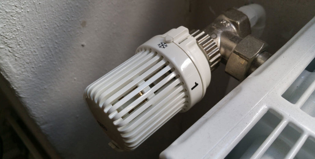 Radiator on a hydronic heating system installed by Premier