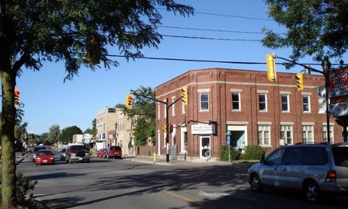 Street in Strathroy, Ontario, where Premier is based